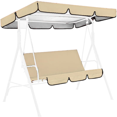 Terrace Swing Chair Cover and Canopy Set