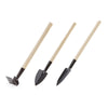 3 Piece Mini Garden Tool Kit Shovel Rake Spade